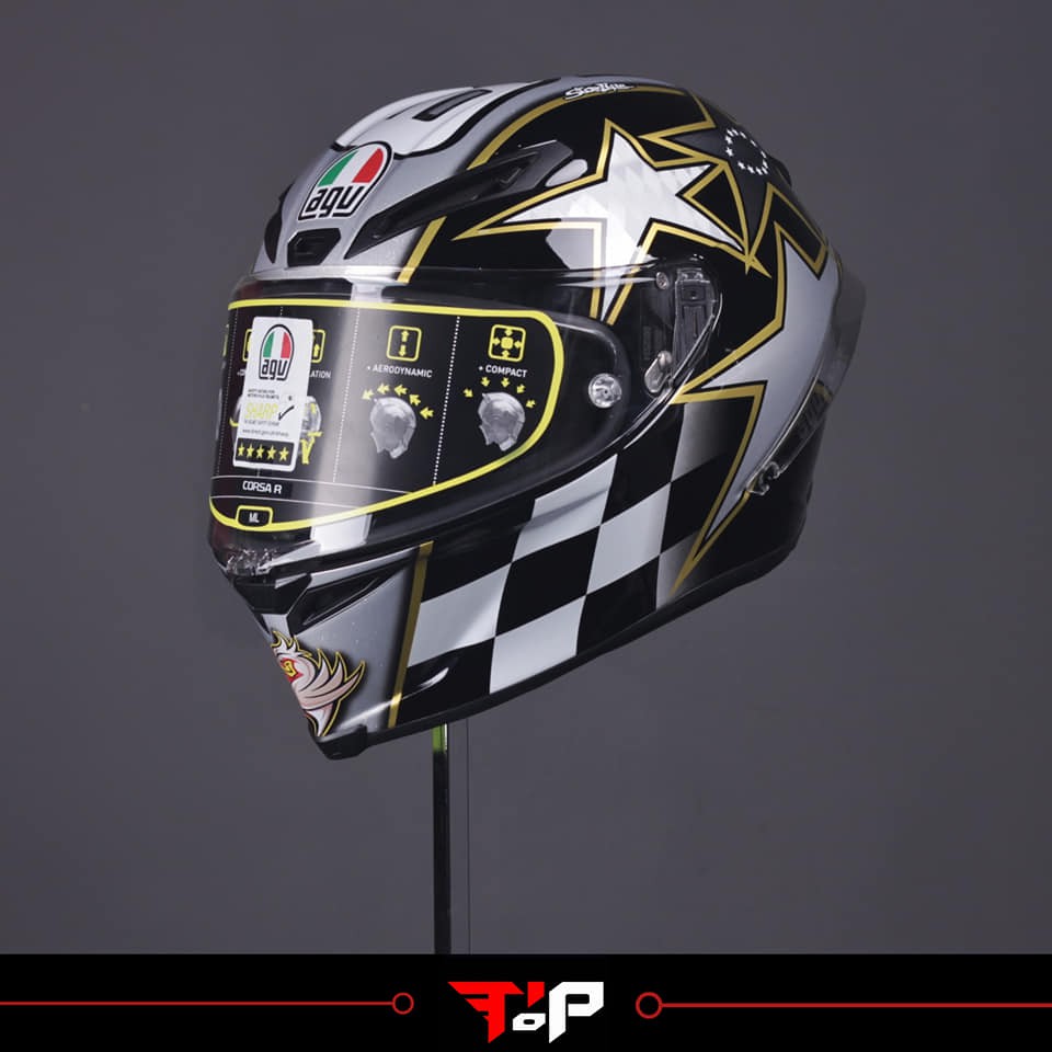 Jual AGV CORSA R CAPIREX HELM FULL FACE | Shopee Indonesia