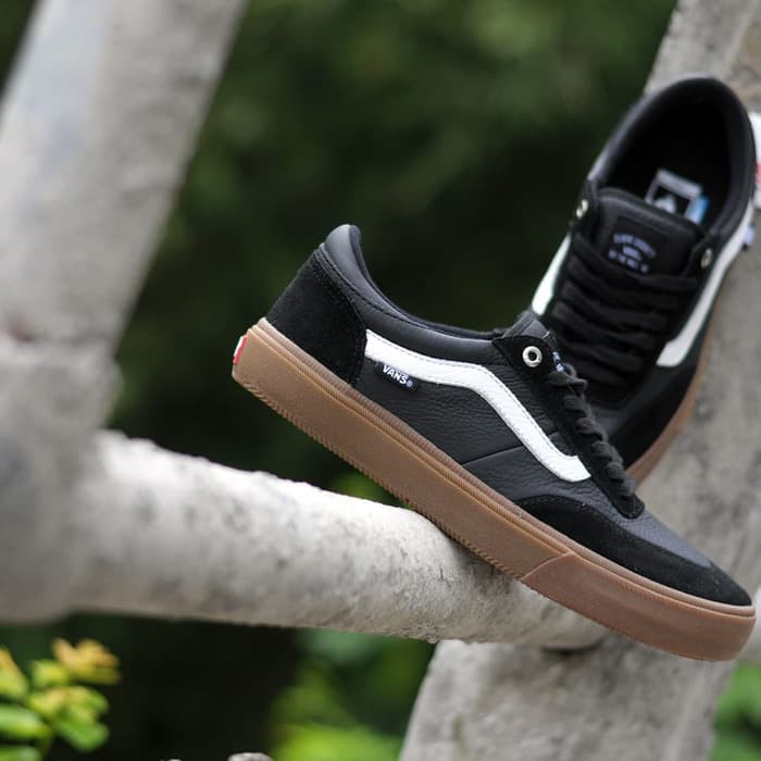 Jual VANS Gilbert Crockett Pro Black White Gum Skate Shoes Sneaker