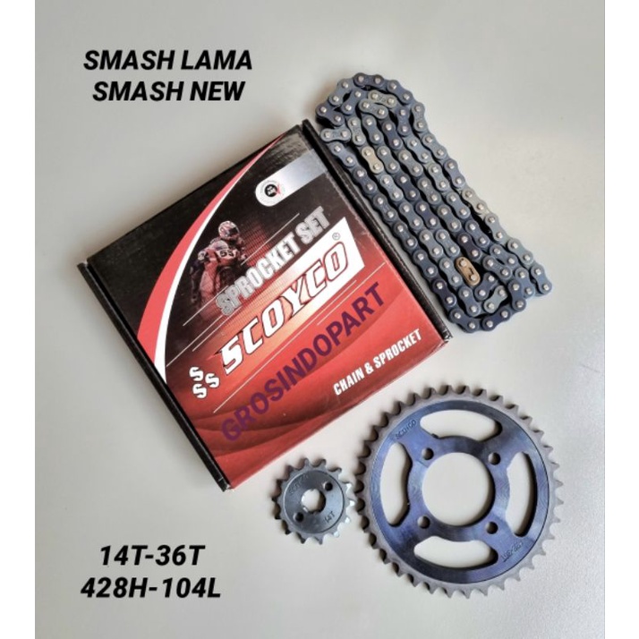 Jual GEAR GIR SET PAKET SMASH LAMA OLD-SMASH NEW (SCOYCO) | Shopee ...