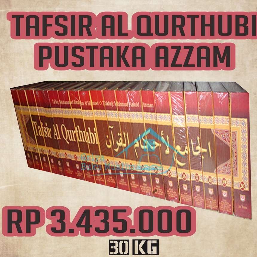 Jual Buku Tafsir Al Qurthubi (20 Jilid Lengkap) | Shopee Indonesia