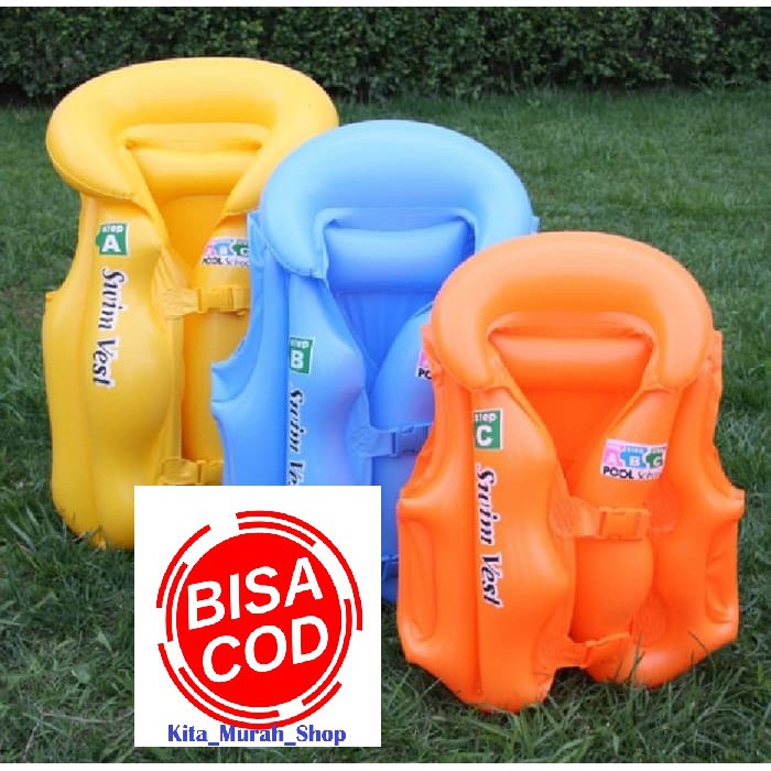 Jual COD Baju Jaket Rompi Pelampung Renang Anak Kids Swimming SWIM VEST ...