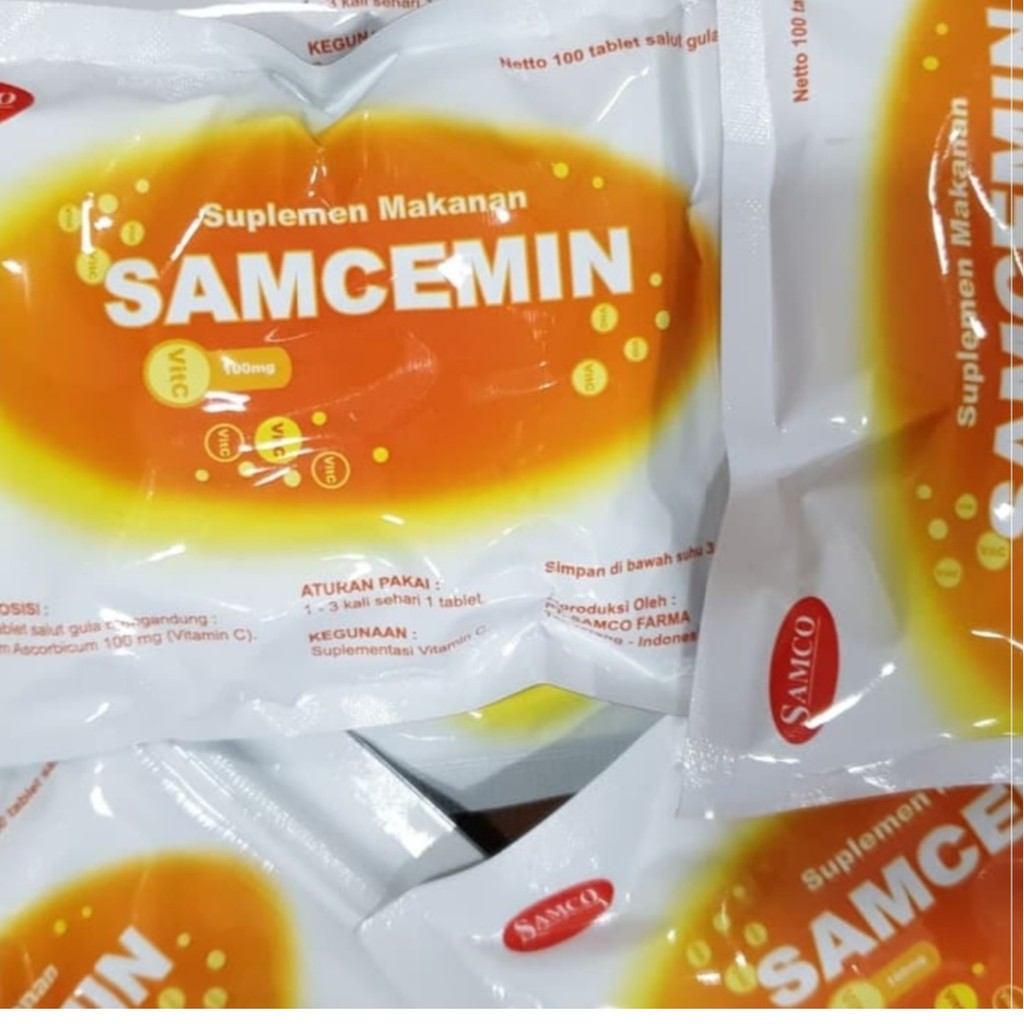 Jual VITAMIN C 100MG SEMCIMIN ISI 100 TABLET (READY STOCK) | Shopee ...