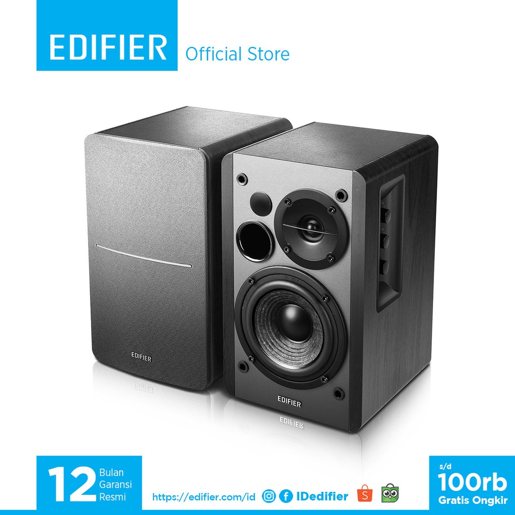 Jual Edifier R1280DB Powered Bluetooth Bookshelf Speakers Hitam