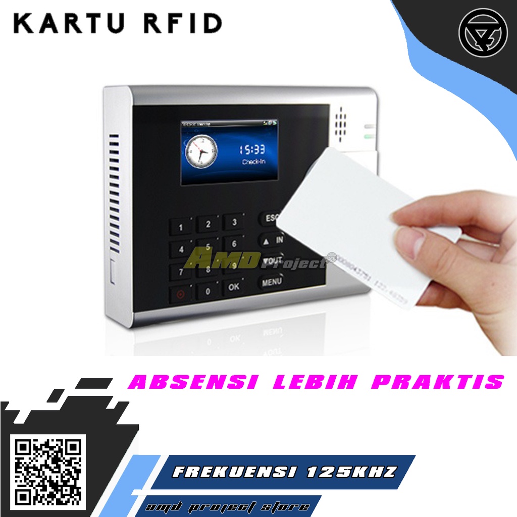 Jual Kartu RFID 125khz Card 125 KHz Kartu Akses Absen (Read Only ...
