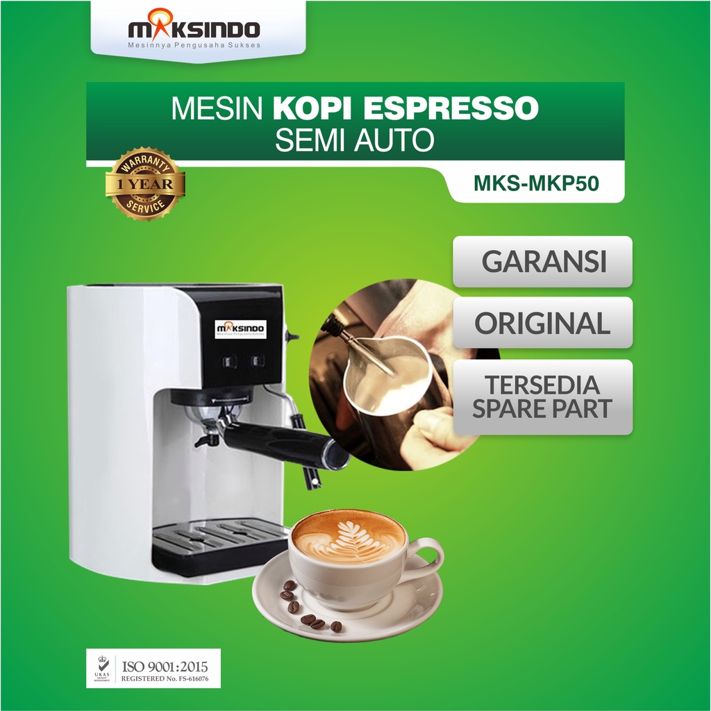 Jual Mesin Kopi Espresso Semi Auto Maksindo MKS-MKP50 | Shopee Indonesia