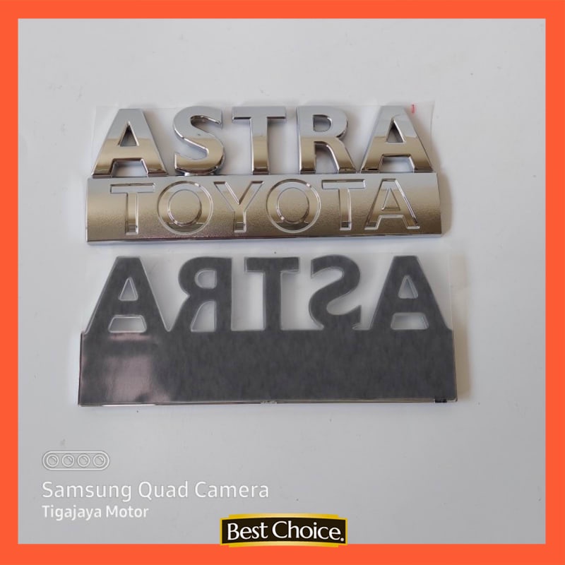 Jual Emblem Tulisan Astra Toyota Original Harga Satuan Tigajaya Motor Shopee Indonesia