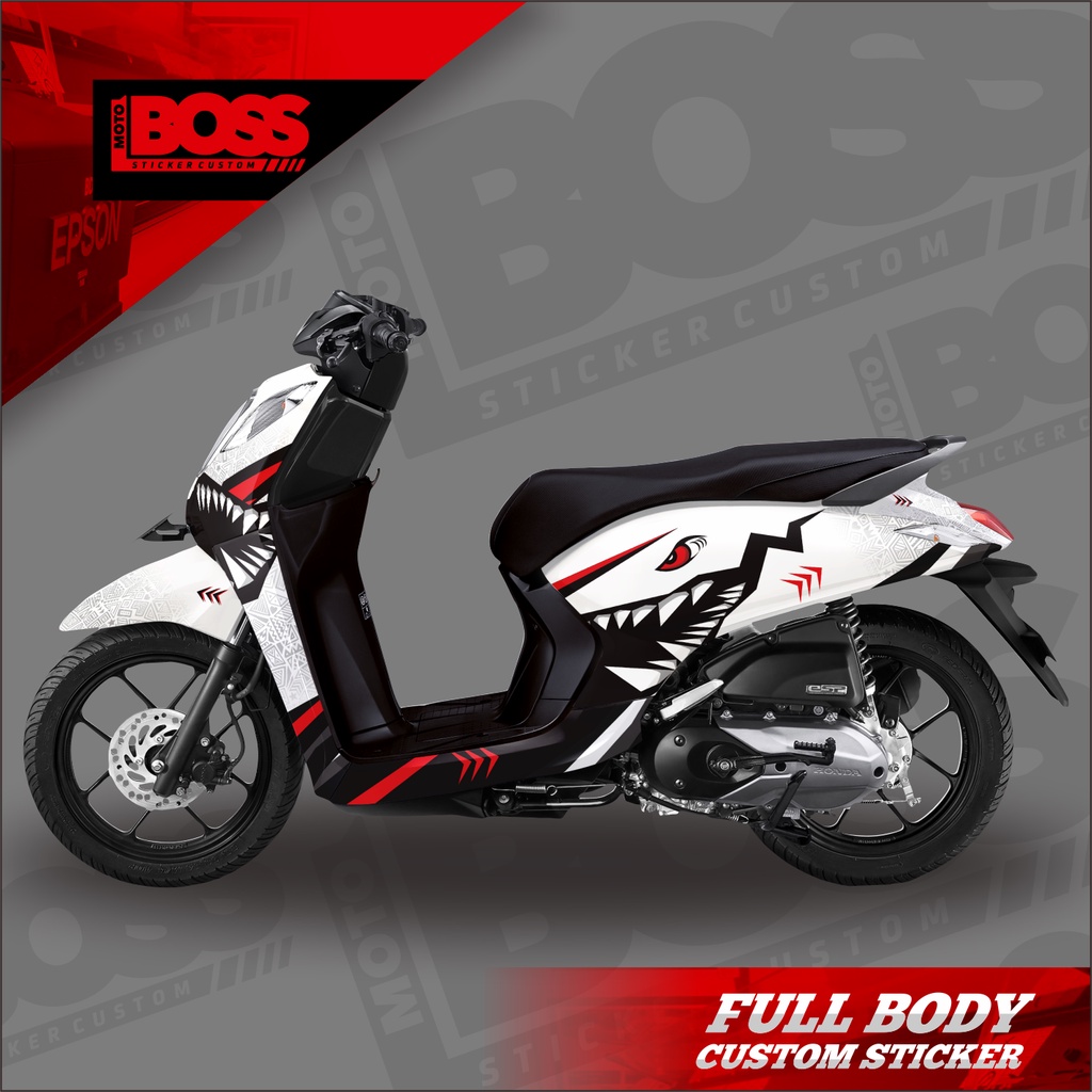 Jual Decal Sticker Honda Genio Full Body Stiker Decal Honda Genio Striping Full Body Honda Genio