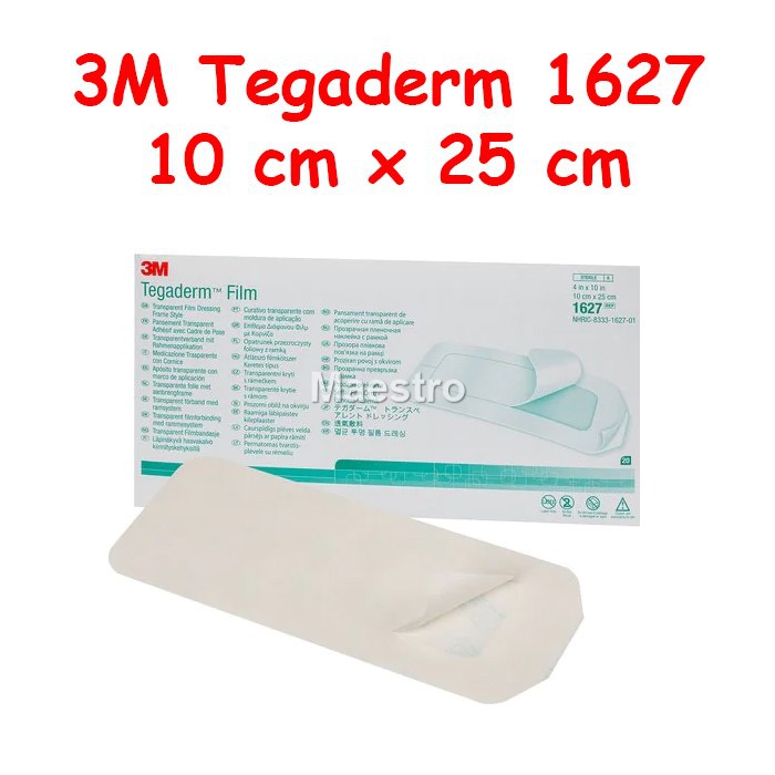 Jual 3m Tegaderm Film 1627 Plester Tahan Air Transparan 10 Cm X 25 Cm