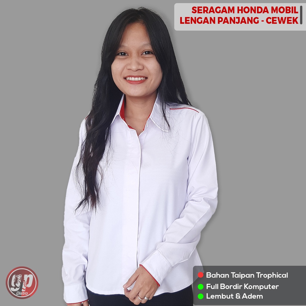 Jual Seragam Marketing Sales Honda Mobil Wanita Lengan Panjang | Shopee ...