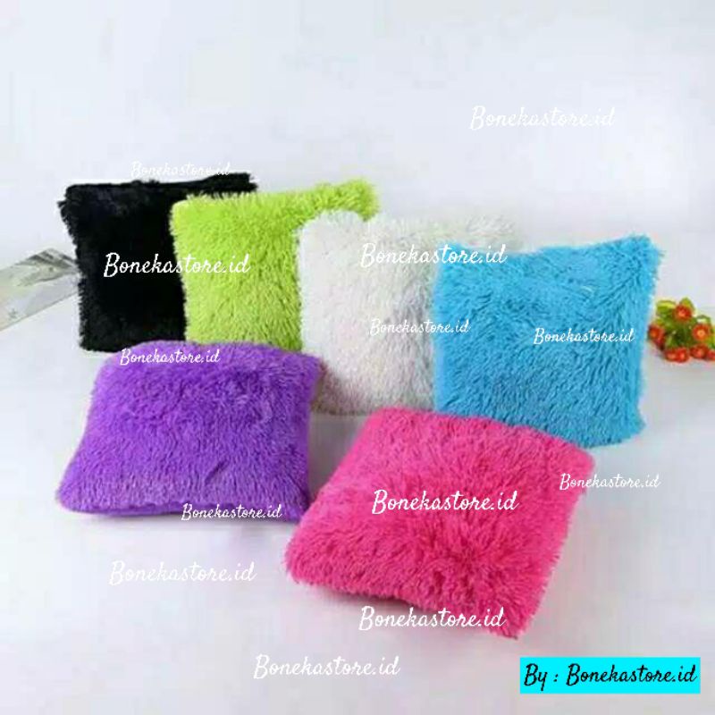 Jual BANTAL BERBULU RASFUR HALUS 40x40 | Shopee Indonesia