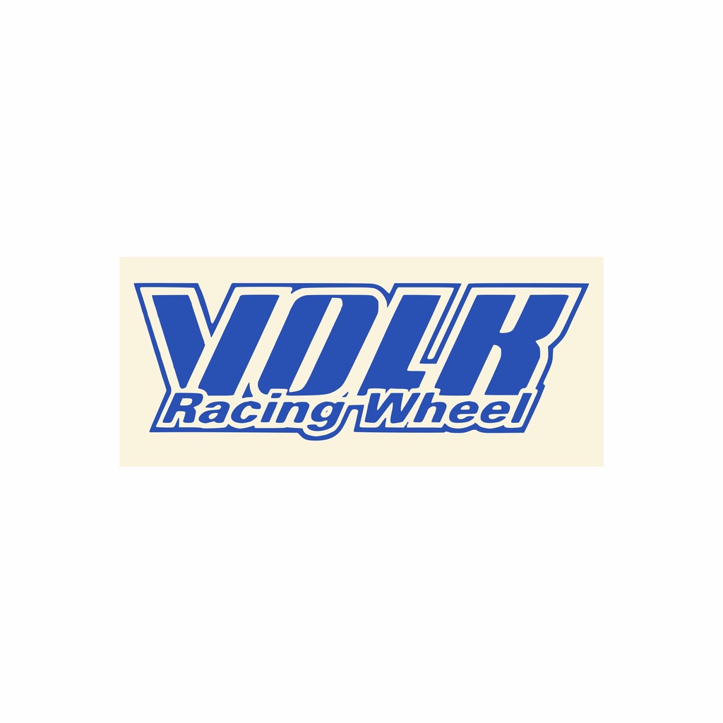 Jual Cutting Sticker Decal "Volk Racing Wheels" | Shopee Indonesia