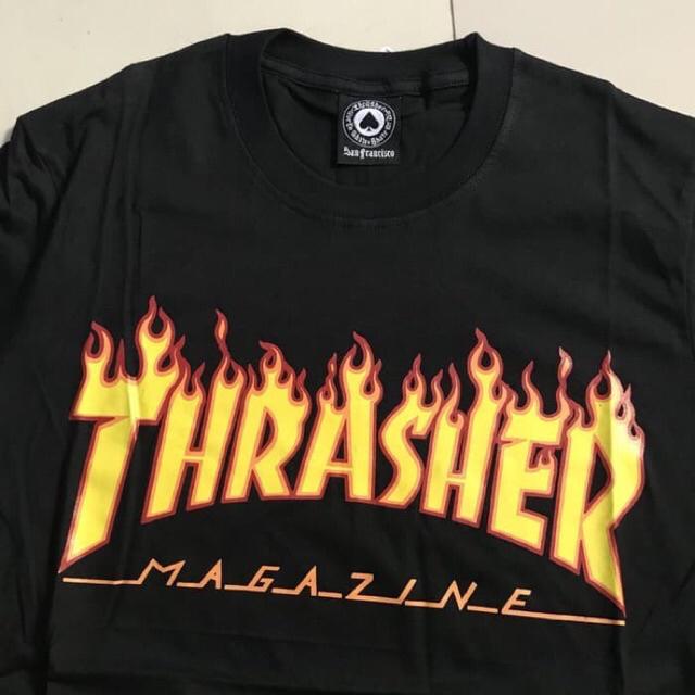 THRASHER flames t Shirt ORIGINAL 100