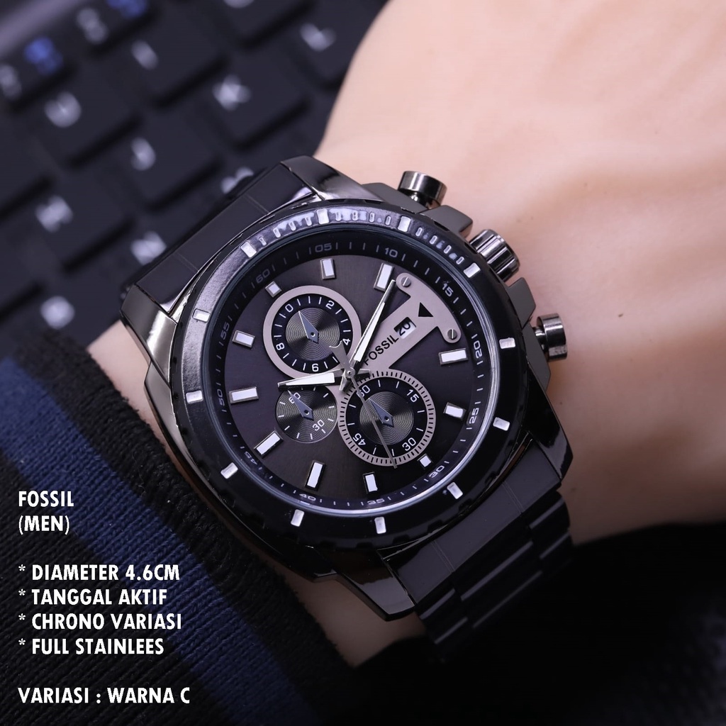 Jual JAM TANGAN PRIA CHRONO VARIASI TANGGAL AKTIF | Shopee Indonesia