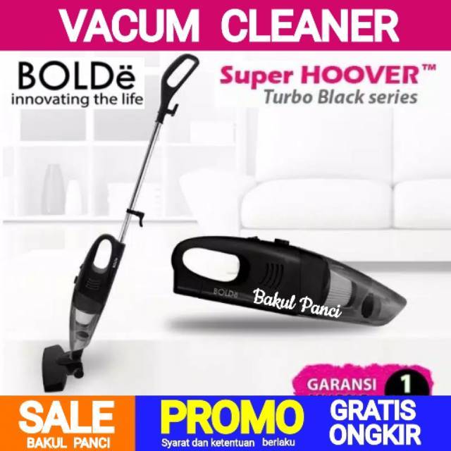 Jual BOLDe VACUM CLEANER SUPER HOOVER TURBO BLACK SERIES Vacuum