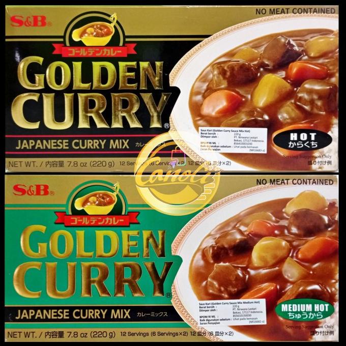 Jual Golden Curry 220gr / Hot Japanese Curry / Medium Hot / Kari Jepang ...