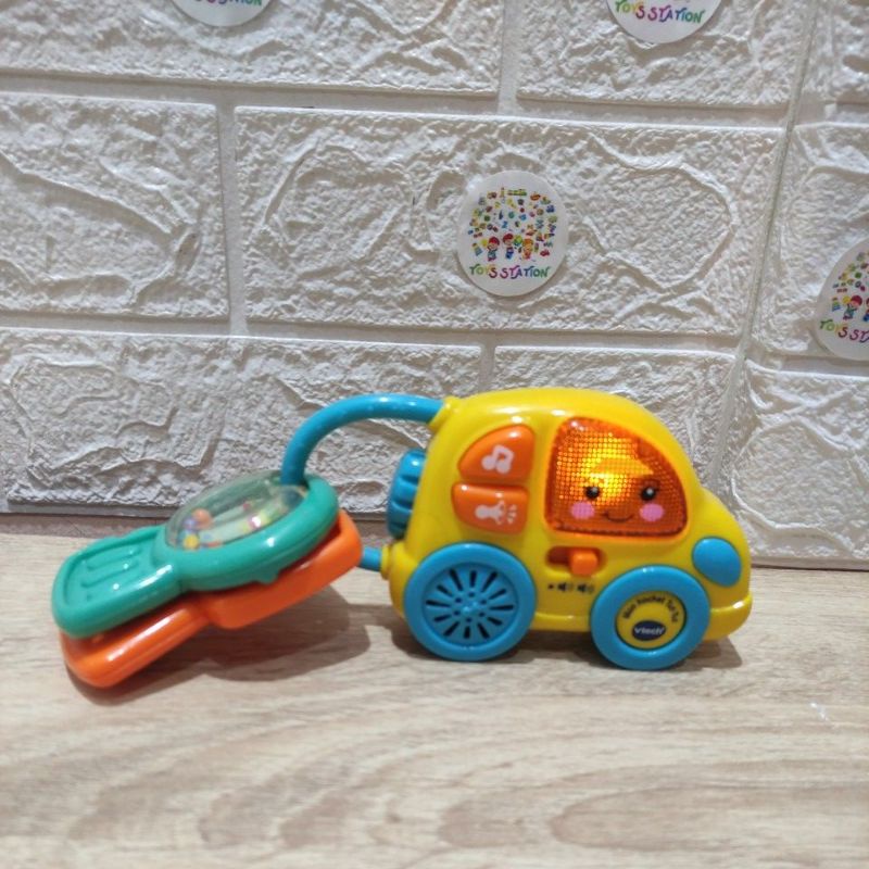 Jual vtech my 1st car key rattle mainan bayi bahasa spanyol