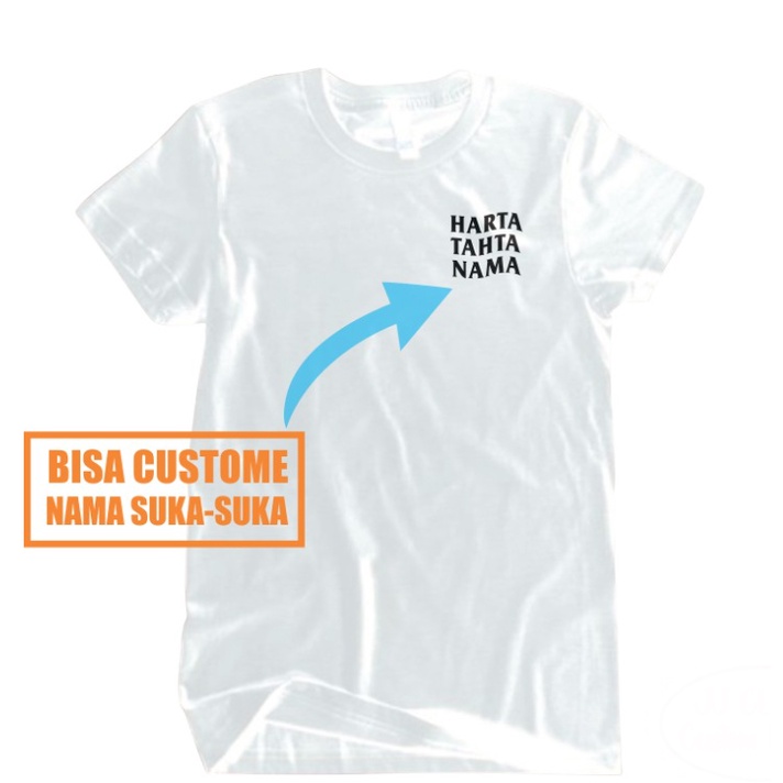 Jual custom kaos polos, baju polos, bisa request gambar atau tulisan ...