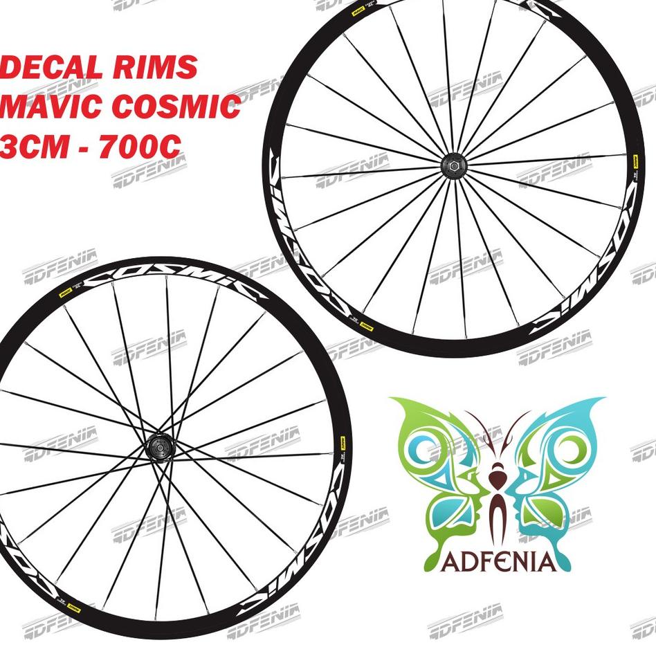 Jual Super Feedback Stiker Mavic Cosmic SL lebar 2 cm Sticker Decal ...
