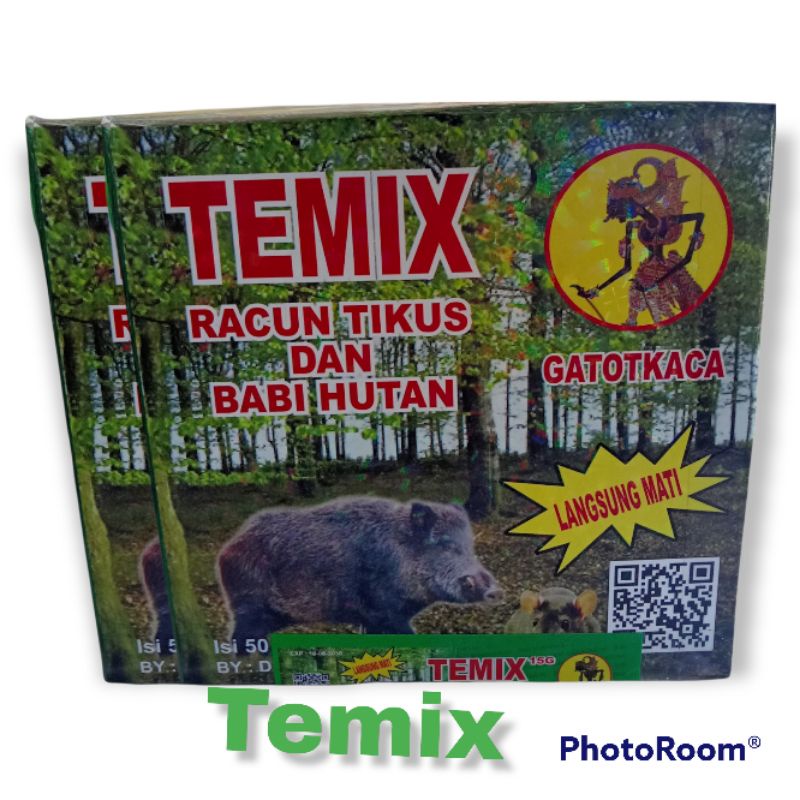 Jual TEMIX TEMIK Temix Temik Racun Tikus dan Babi hutan Racun temix 50 ...