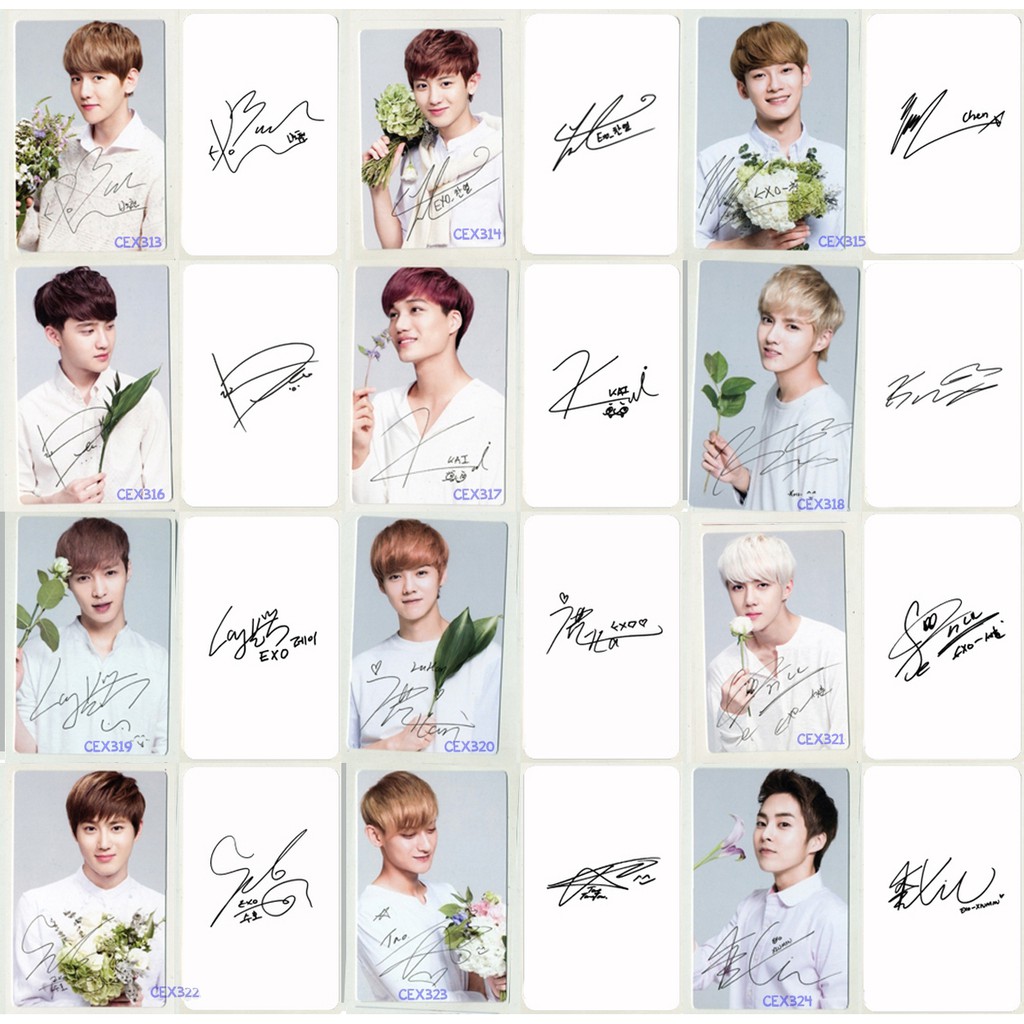 Jual EXO Nature Republic Ver.2 Photocard | Shopee Indonesia