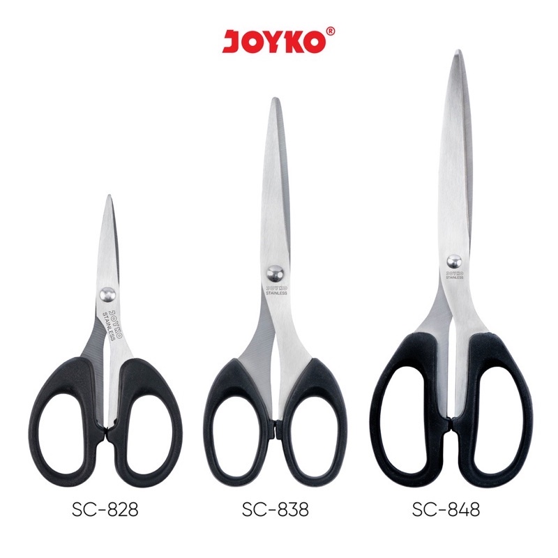 Jual Gunting Scissors Joyko SC-828 SC-838 SC-848 | Shopee Indonesia
