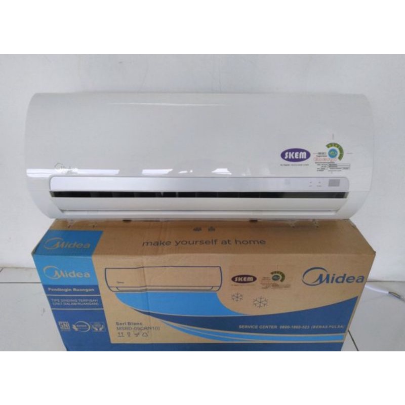 ac midea 1 2 pk second