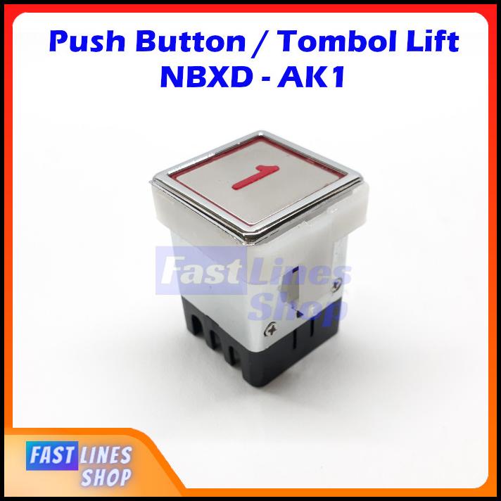 Jual Spare Part Elevator Push Button - Tombol Lift Nbxd-Ak1 | Shopee ...