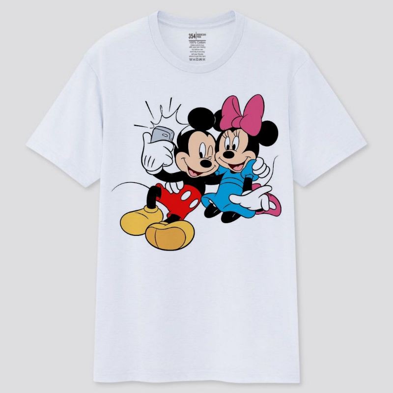 kaos baju MICKEY MOUSE MINNIE MOUSE tshirt DISNEY KARTUN kaos oversize dewasa pria wanita baju anak rap tee T shirt katun combed 30s 24s