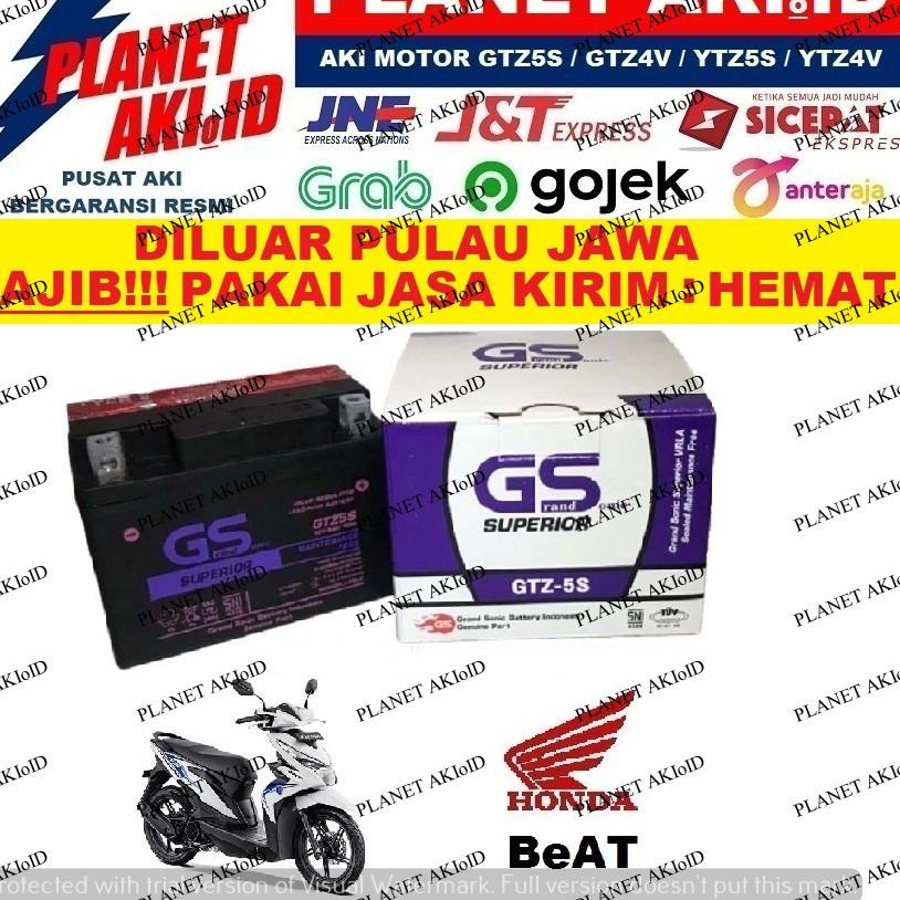 Jual Flash Voucher Aki Motor Honda Beat GTZ5 GTZ5S GTZ 5S GS Y Accu