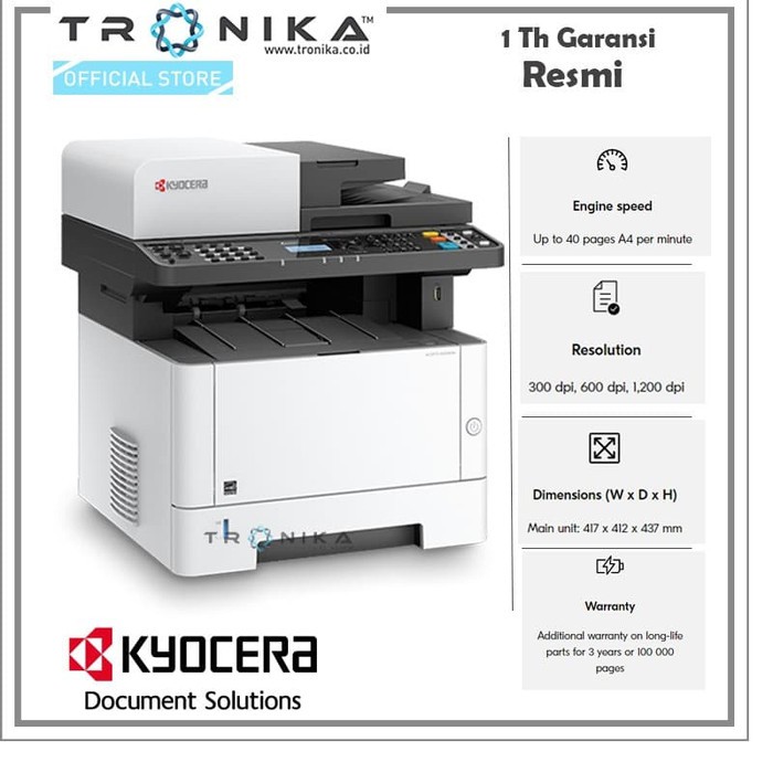 Jual Mesin Fotocopy Kyocera ECOSYS M2040dn Garansi Resmi | Shopee Indonesia