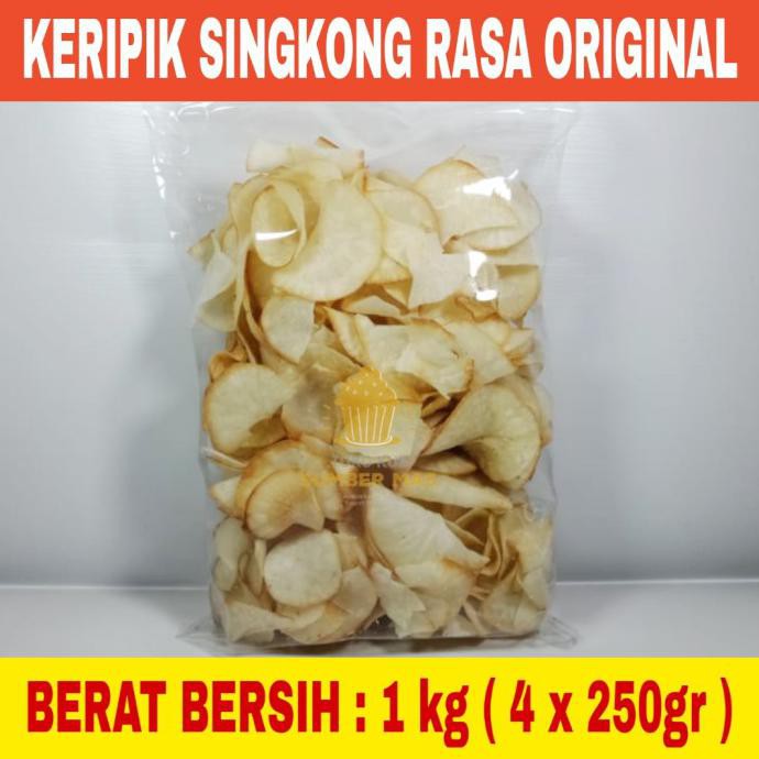 Jual Keripik Singkong Original Asin Singkong Kiloan 1 Kg Singkong