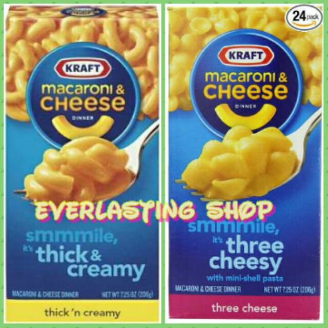 Jual Mac n Cheese Kraft ( Macaroni n Cheese ) The THREE CHEESY Shopee