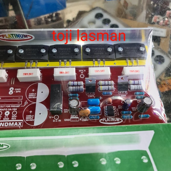 Jual Mudah Dms 095 Stereo Power 500W Ocl + 8 Tr Sanken Hanaya Amplifier