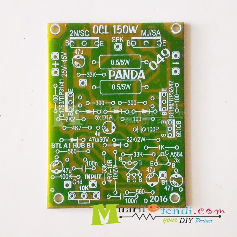 Jual PCB Power Amplifier OCL MONO 150Watt PANDA | Shopee Indonesia