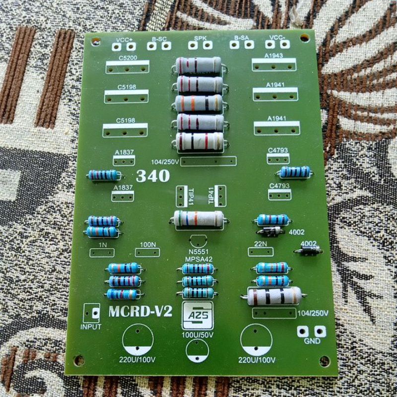 Jual pcb power mcrd V2 plus componen 340 | Shopee Indonesia