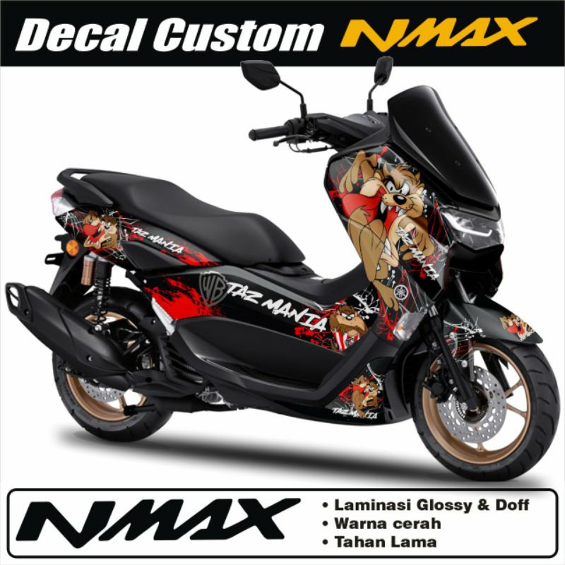 Jual DECAL FULL BODY NMAX 2020 STIKER MOTOR NMAX CUSTOM TAZMANIA ...
