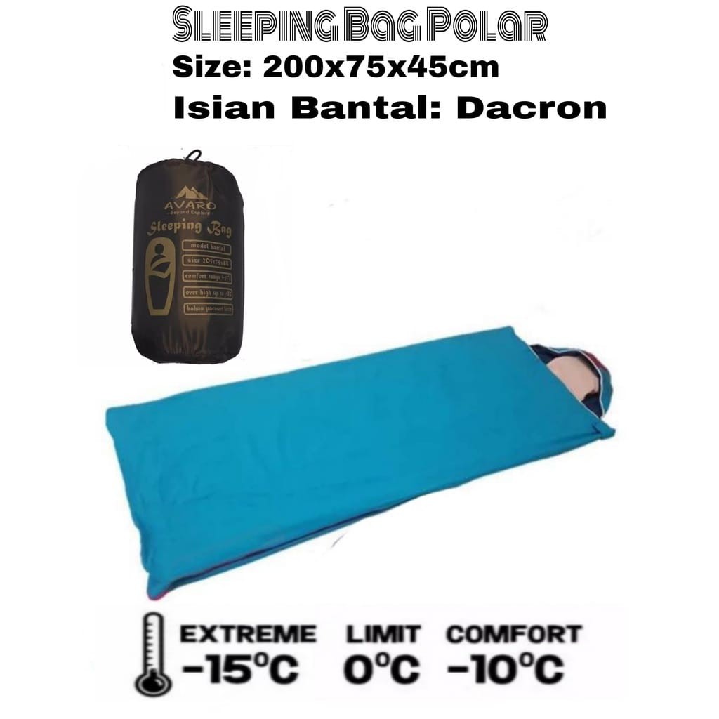 Jual Sleeping Bag Bantal Polar Ultralight Hangat Sb Bantal Hangat