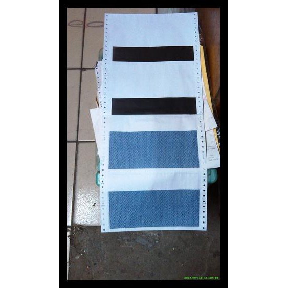 Jual HOT DEAL KERTAS KOMPUTER SLIP GAJI CARBONIZED CONTINUOUS FORM