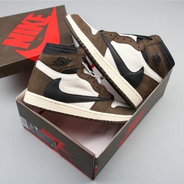 Jual Air Jordan traffic Scott brown | Shopee Indonesia