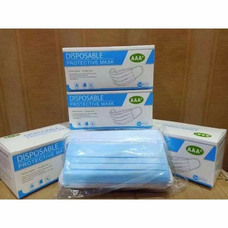 Jual Disposable Protective Mask Earloop Masker 3 PLY 1 PCS | Shopee ...