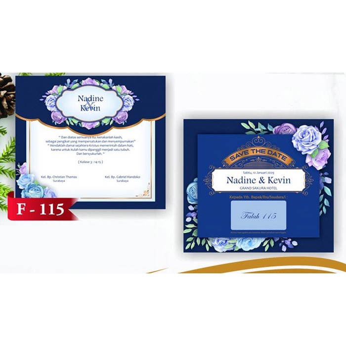 Jual Cetak Undangan Blangko Falah - 115 | Shopee Indonesia