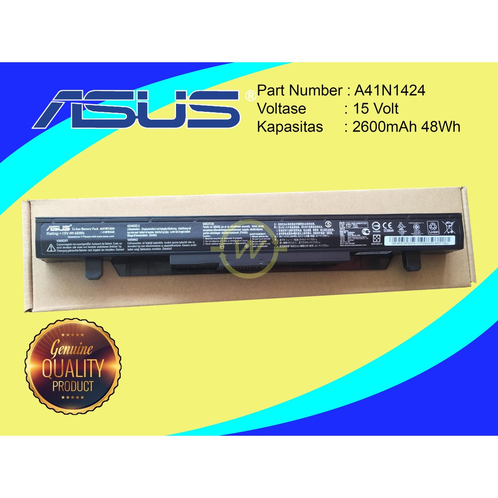 Jual Baterai Laptop Asus Rog Gl552 Gl552j Gl552jx Gl552v Gl522vw Gl522vx Zx50 Zx50j Zx50jx