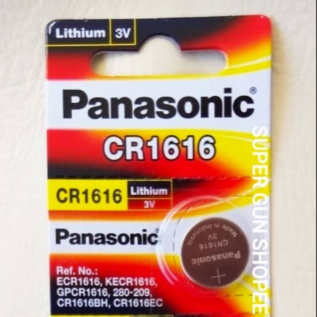 Jual Battery Batre Baterai Kancing Button Cell PANASONIC CR1616 ...