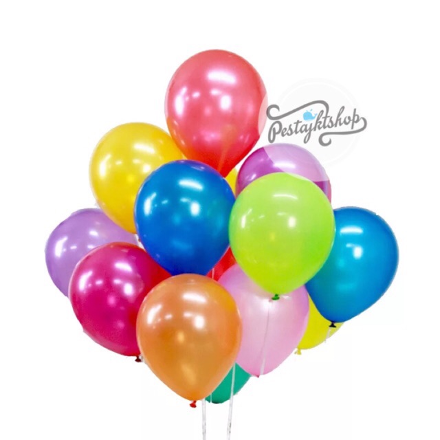 Jual Balon Latex Ecer 12 Inchi Balon Bulat Shopee Indonesia