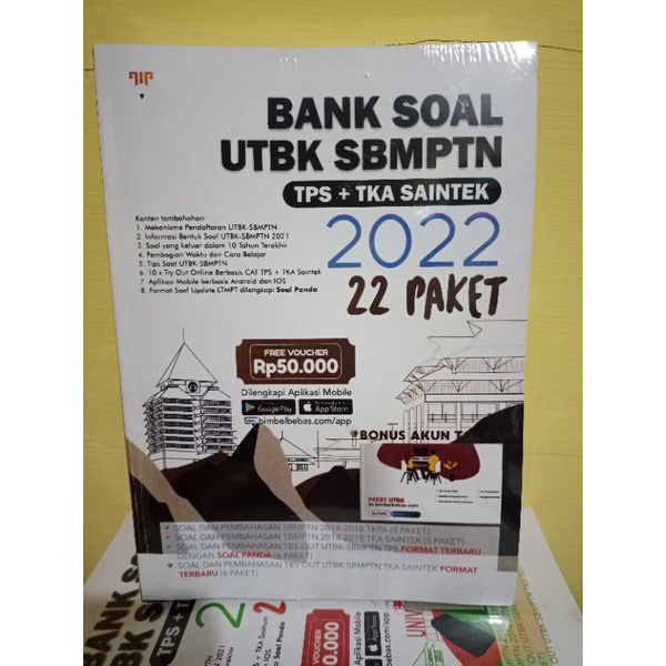 Jual Buku Bank Soal Utbk Sbmptn Tps Tka Saintek 2022 Shopee Indonesia