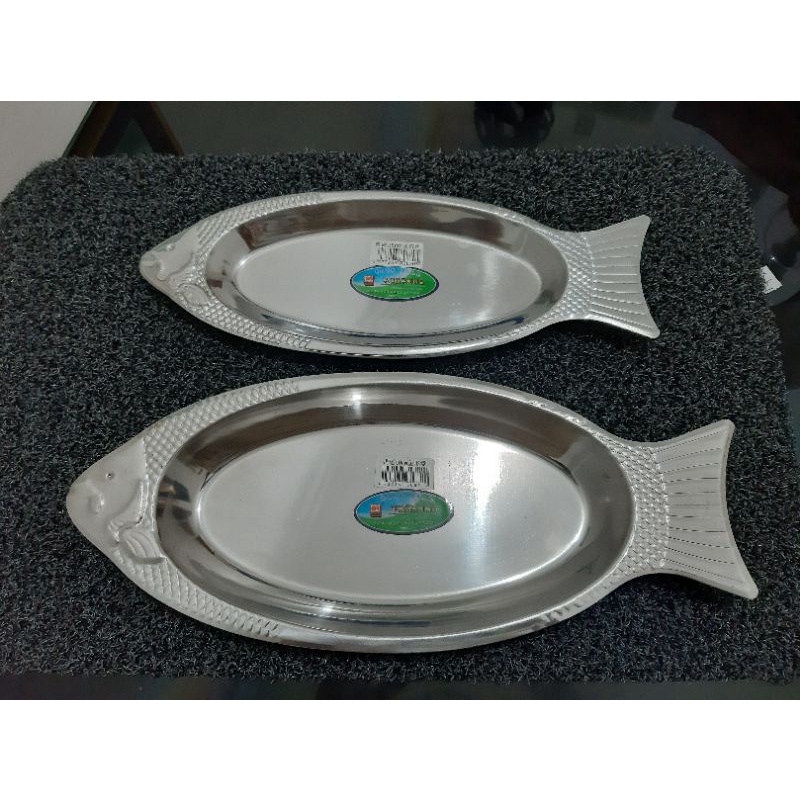 Jual Fish Plate Piring Kukus Ikan Bentuk Ikan Ukuran 35 40 cm | Shopee ...