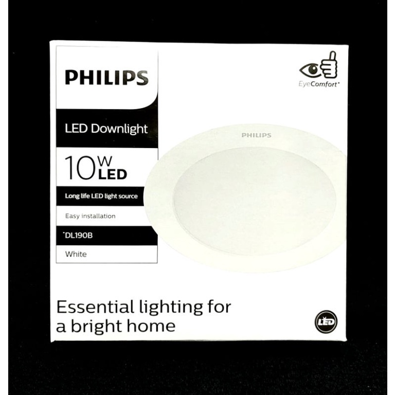 Jual Lampu Philips Eridani Led Downlight 10w / 10 Watt | Shopee Indonesia