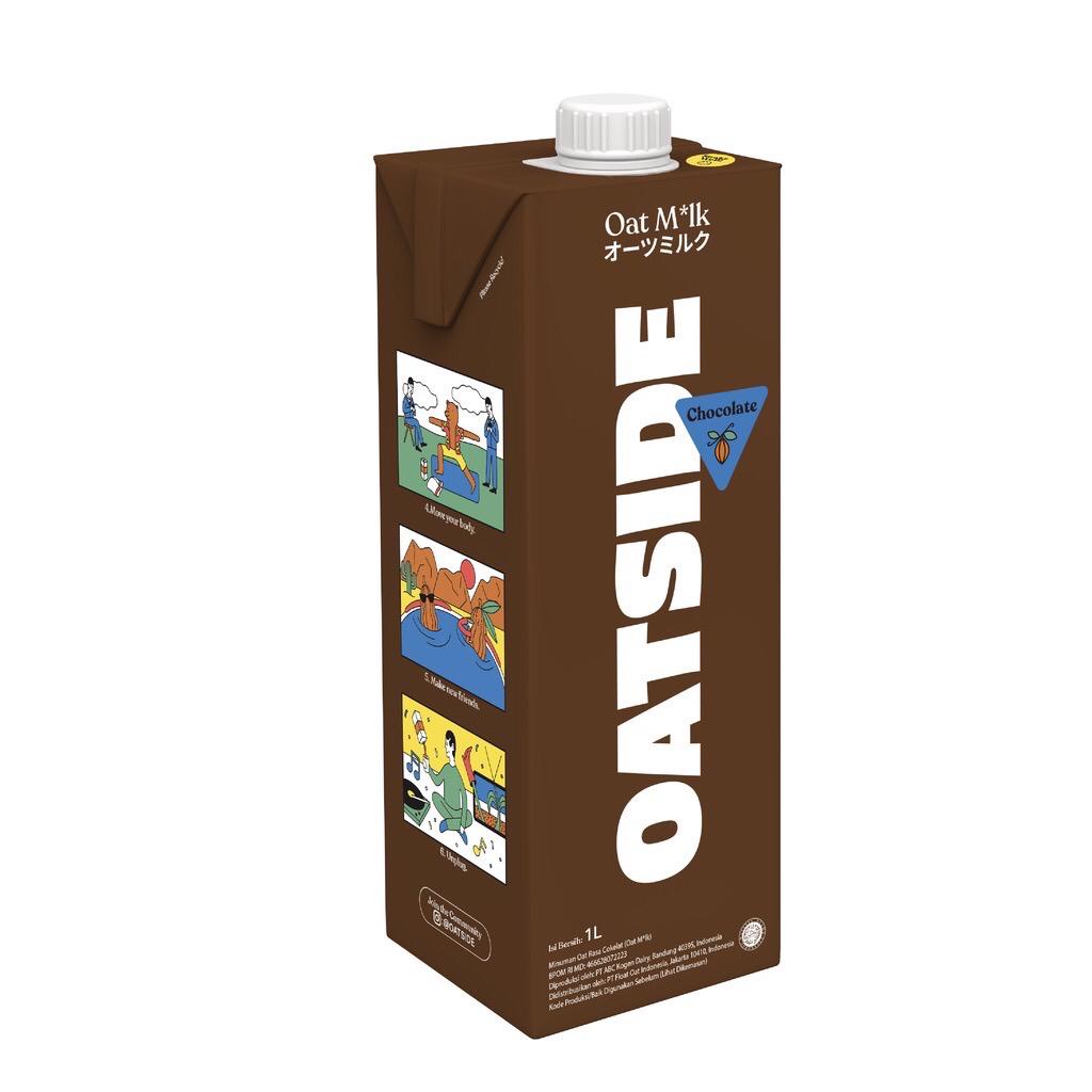 Jual Oatside Barista Blend Oat Milk 1l Susu Oat Gandum Lactose