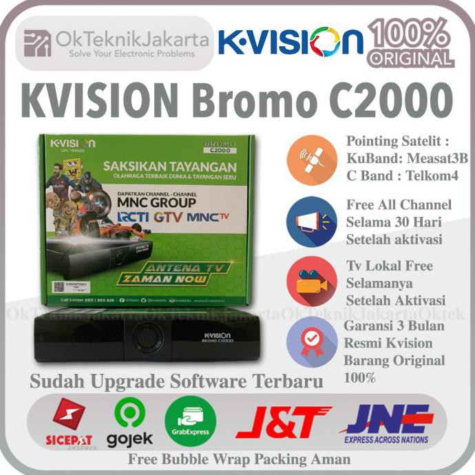 Jual Ready Siapkirim Receiver Parabola K Vision Bromo C Hd C Band Shopee Indonesia