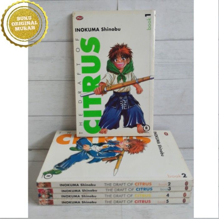 Jual ORIGINAL Komik The Draft Of Citrus 1-5 Tamat Inokuma Shinobu ...